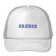 Greece worded logo gifts hat