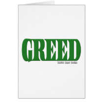 Greed Logo Card