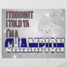 Greek and a Champion Flyer Design