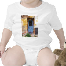 Greek Blue Door - Crete Tshirt