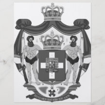 Greek Coat of Arms Flyer Design