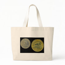 Greek Drachma Coins Canvas Bag