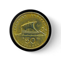 Greek Drachma Coins Pin