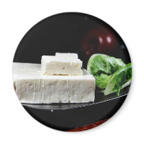 Greek Feta Cheese Fridge Magnet