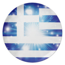 Greek flag background plate