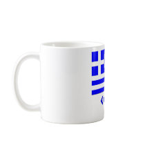 Greek Flag Coffee Mugs
