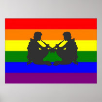 Greek Gay Pride Flag (Alternate) Print