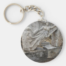 Greek Goddess Nike at Ephesus, Turkey Keychains