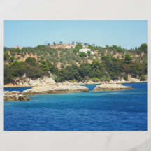 Greek landscape full color flyer