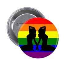 Greek Lesbian Pride Button