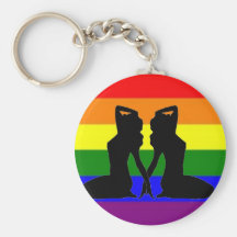 Greek Lesbian Pride Key Chains
