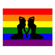 Greek Lesbian Pride Postcard