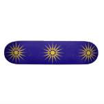Greek Macedonia, Greece flag Skate Decks