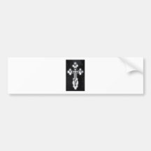 Greek Orthodox Cross Bumper Sticker