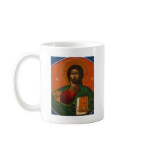 GREEK ORTHODOX ICON JESUS CHRIST MUG