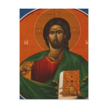 GREEK ORTHODOX ICON JESUS CHRIST POSTCARD