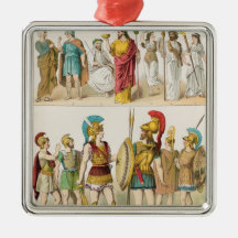 Greek Religious and Military Dress Christmas Ornament