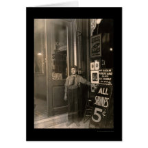 Greek Shoe Shine Boy 1908 Cards