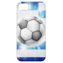 Greek soccer flag iPhone 5 case