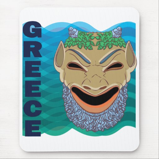 Greek theatre MASK Mousepad