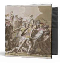Greeks and Trojans Fight over the Body of Patroclu binders