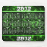 Green 2012 Mousepad Calendar