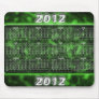 Green 2012 Mousepad Calendar