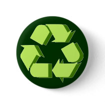 Green 3D Recycle Buttons