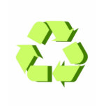 Green 3D Recycle t-shirts