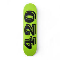 Green 420 Skateboard