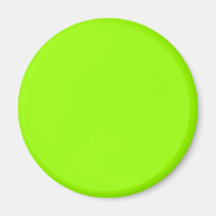 Green #99FF00 Solid Colour Fridge Magnets