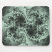 Green abstract composition #8 mouse pads
