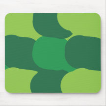 Green Abstract Design Pattern Mousepads