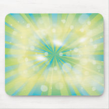 Green Abstract Mouse Pads