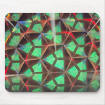 green abstract mousepad