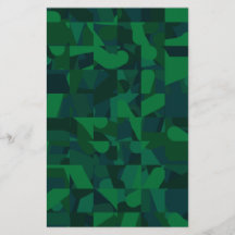 Green Abstract Pattern. Flyer