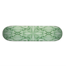 Green Abstract Pattern Skate Board