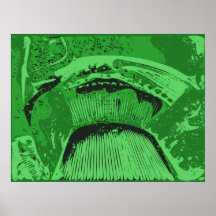 Green Abstract. Poster
