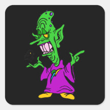 green alien wizard.png sticker