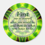 Green Aloe Identity Motivational Magnet