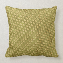 green American MoJo Throw Pillows