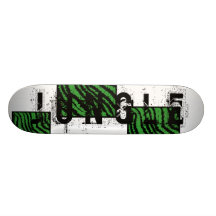 Green and black abstract stripes pattern. skate decks
