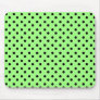 Green and black Dots Mousepad
