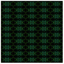 Green and black floral pattern. acrylic cut outs