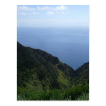 Green and Blue Postcard
