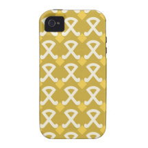 Green and Gold Diamonds and Hooks Patterns Vibe iPhone 4 Cover