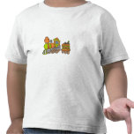 Green and Orange Train T-shirts