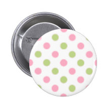 Green and Pink Button