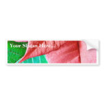Green And Red Leaves Bumper Stickers