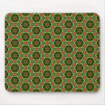 Green and Red Mousepad